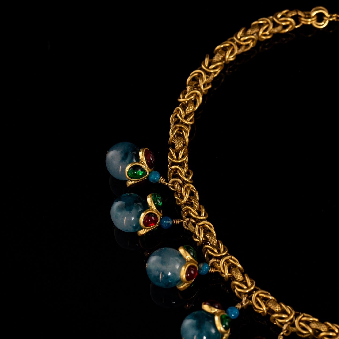 Byzantine Droplet Necklace