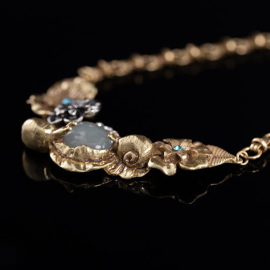 Golden Garden Bloom Necklace