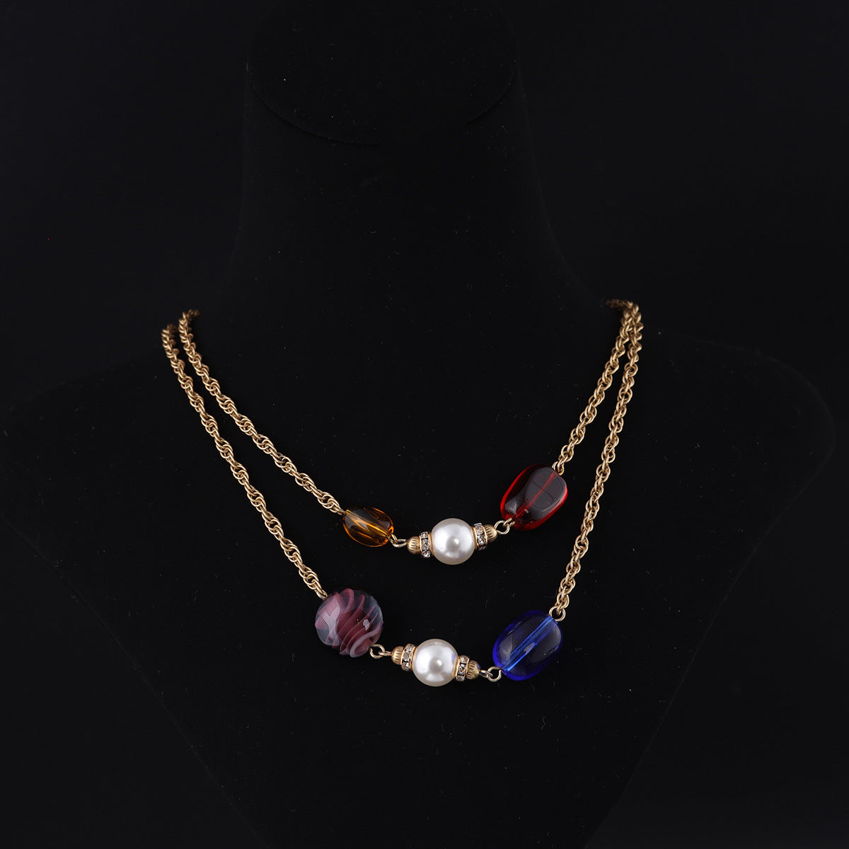 Aurora Bead Chain Necklace