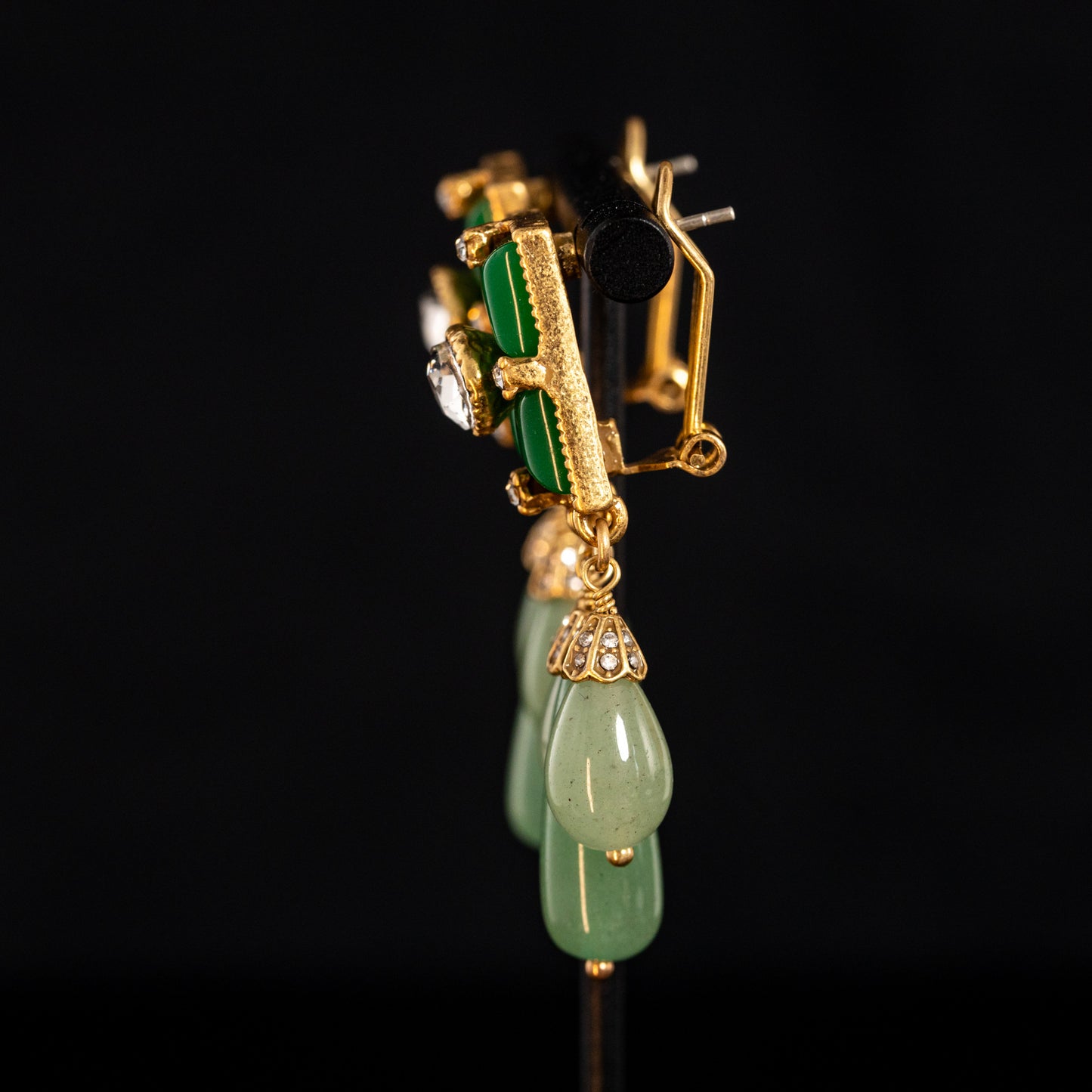 The Verdant Grace Drop Earrings