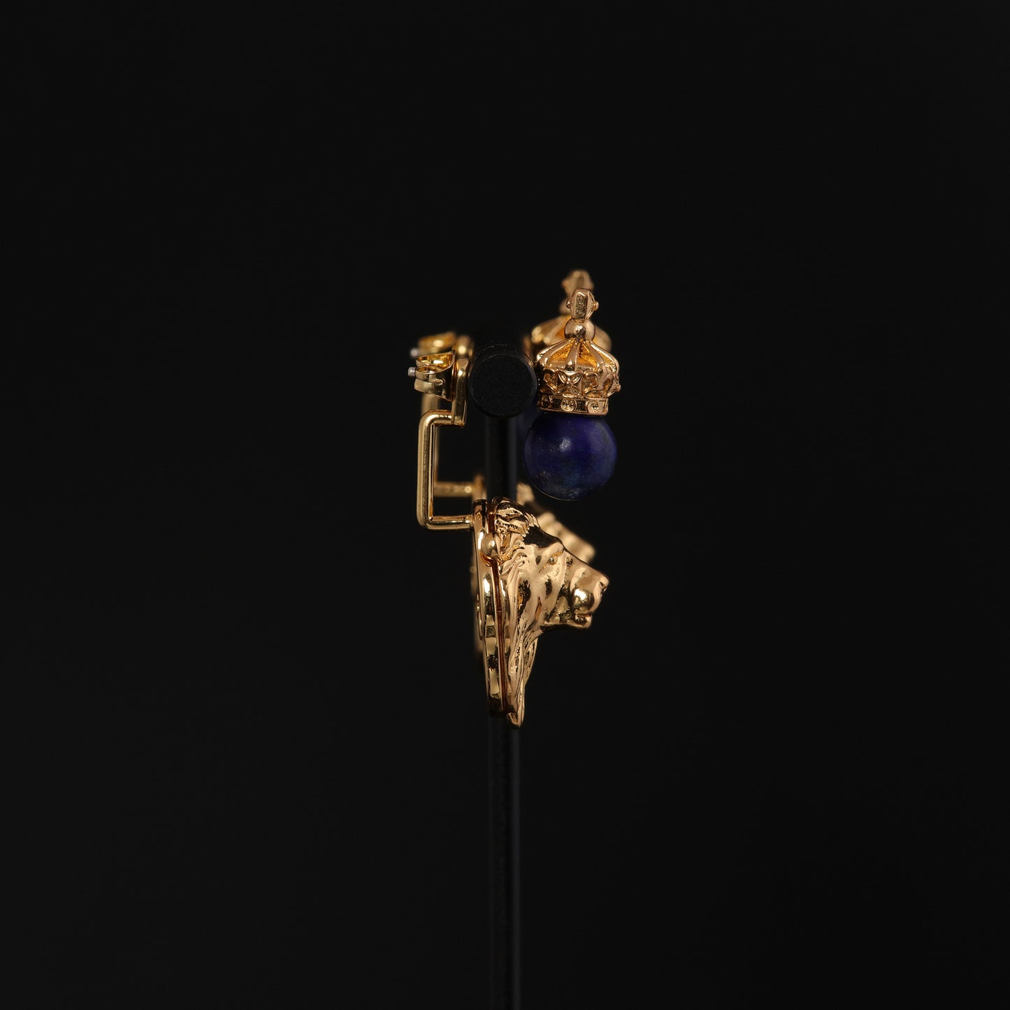 Regal Lion Head Earrings