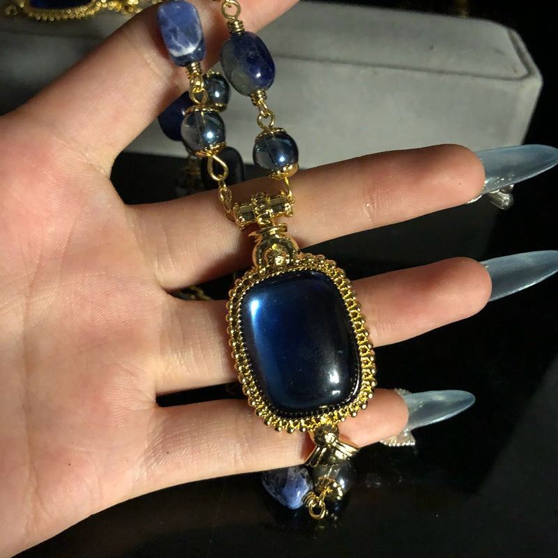 Midnight Blue Pendant Jewelry Set