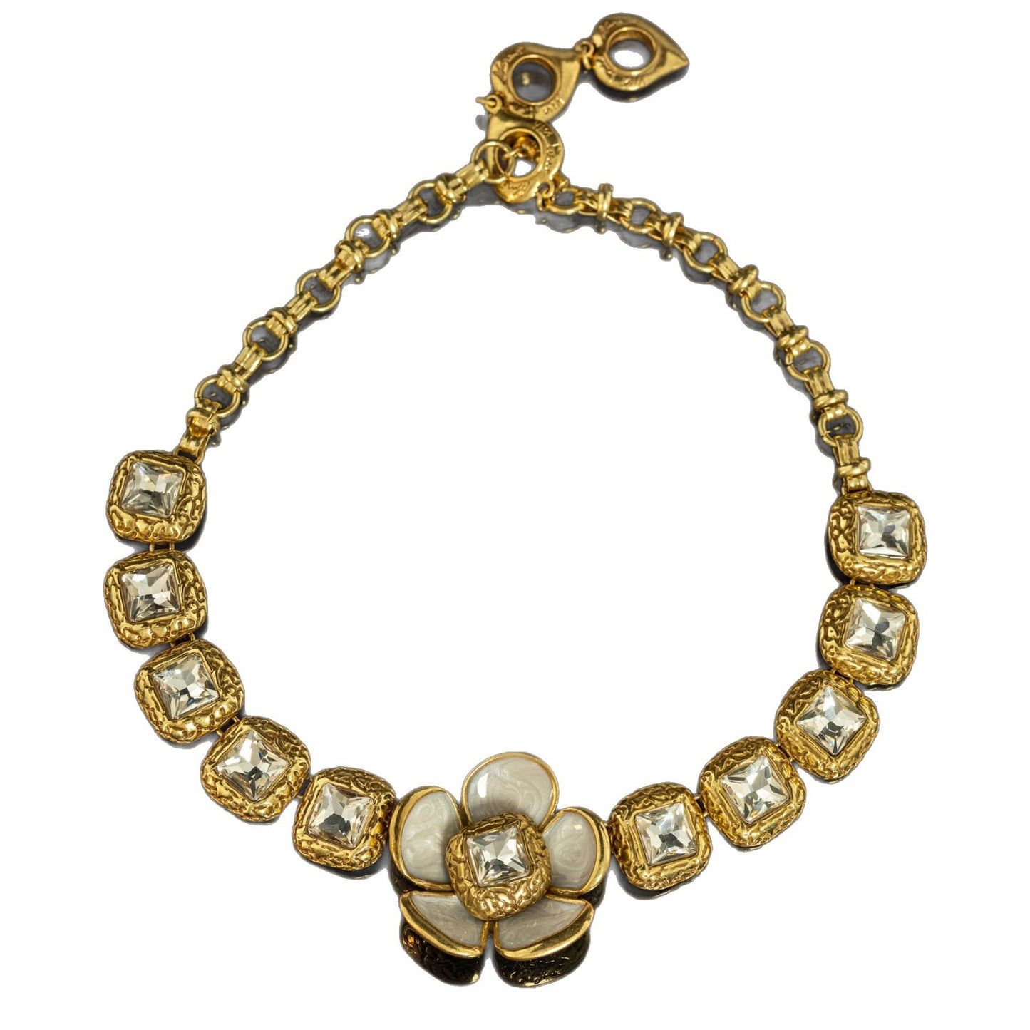 Golden Bloom Statement Necklace
