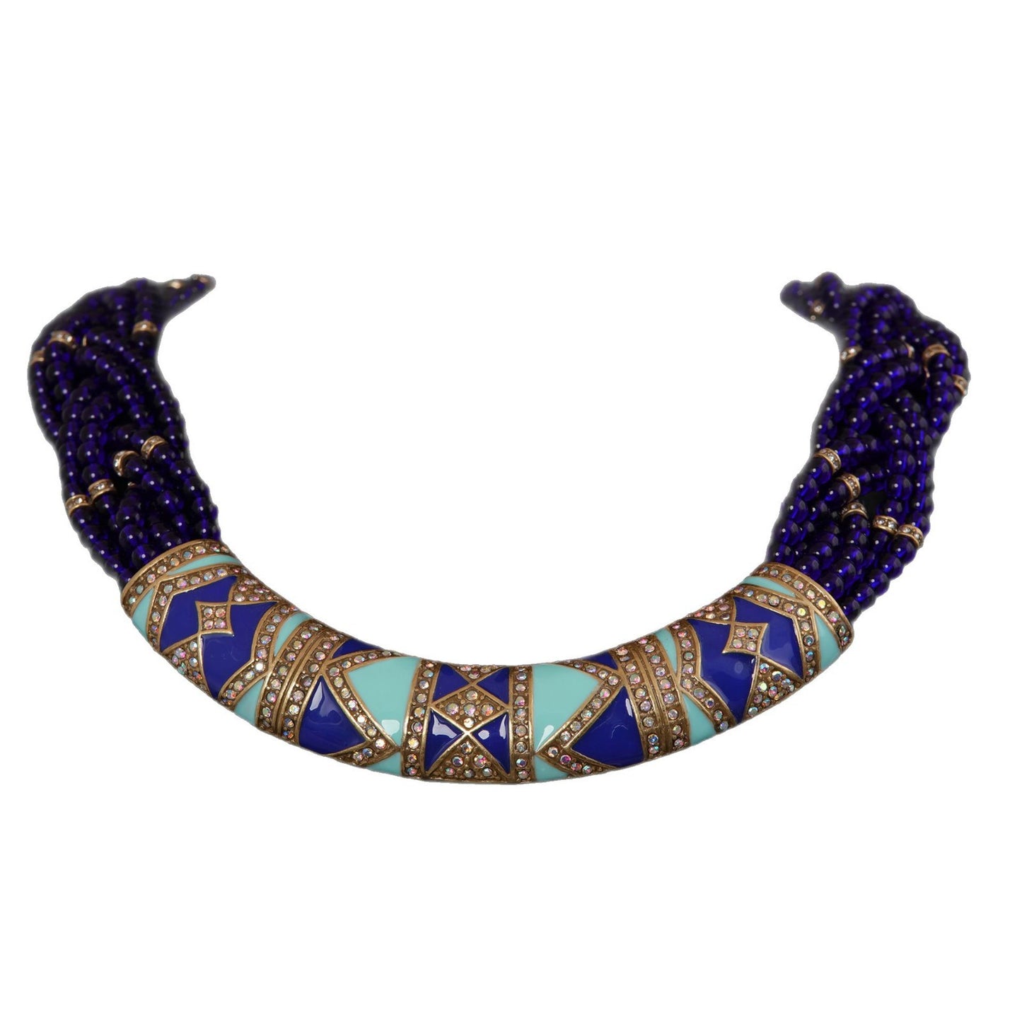 Azure Empress Beaded Necklace