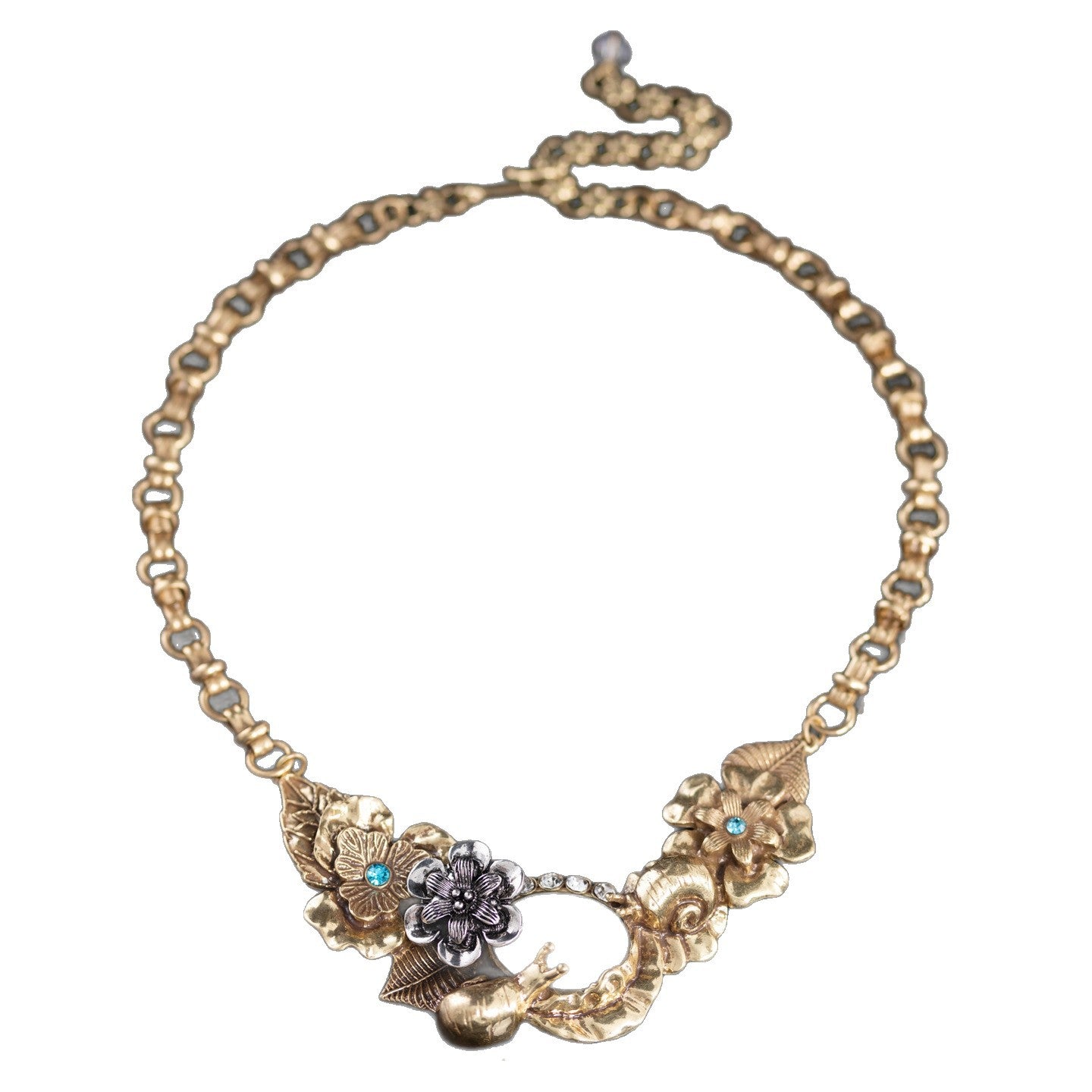Golden Garden Bloom Necklace