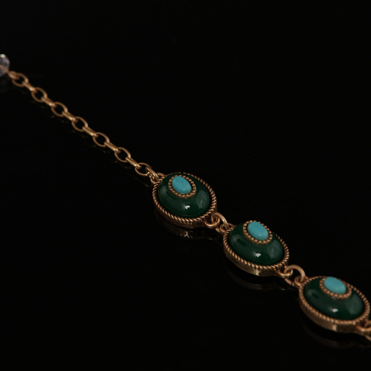 Mediterranean Teardrop Pendant Necklace