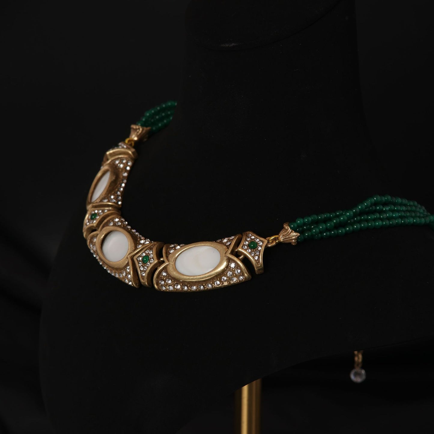 Imperial Pearl & Emerald Necklace