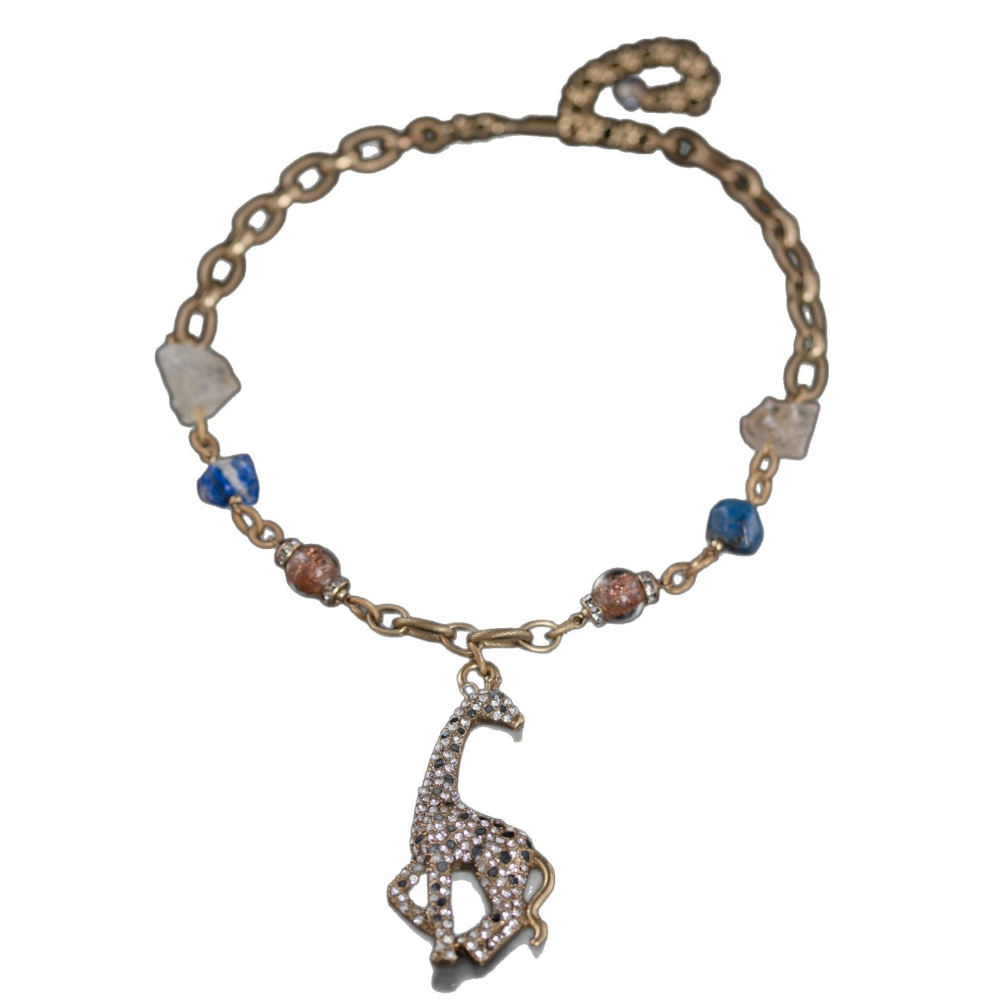Savannah Charm Giraffe Necklace