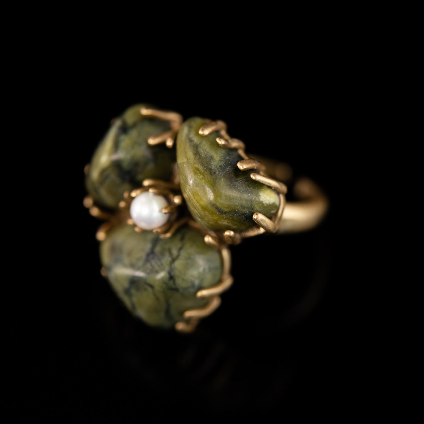 The Moss Gem Ring