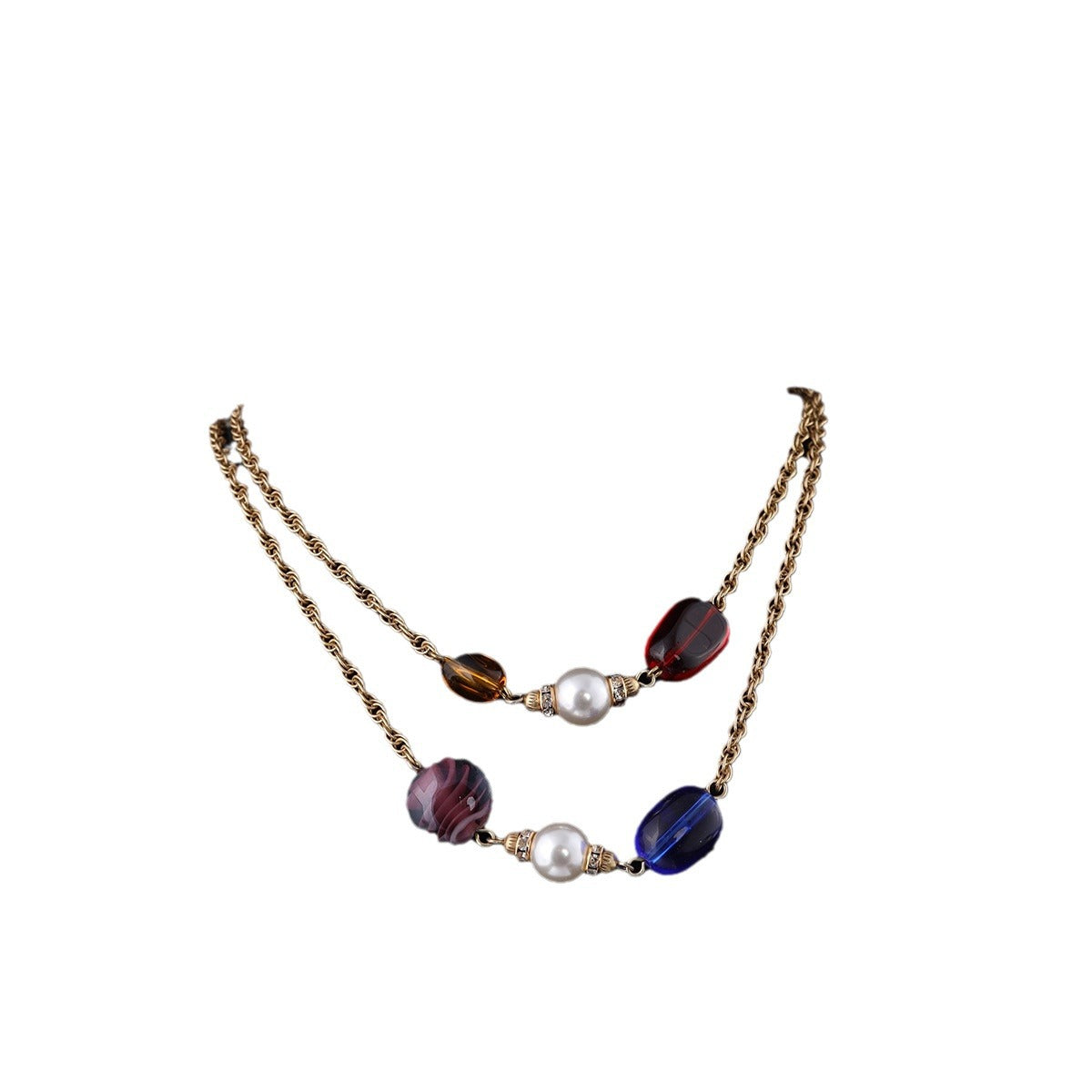 Aurora Bead Chain Necklace