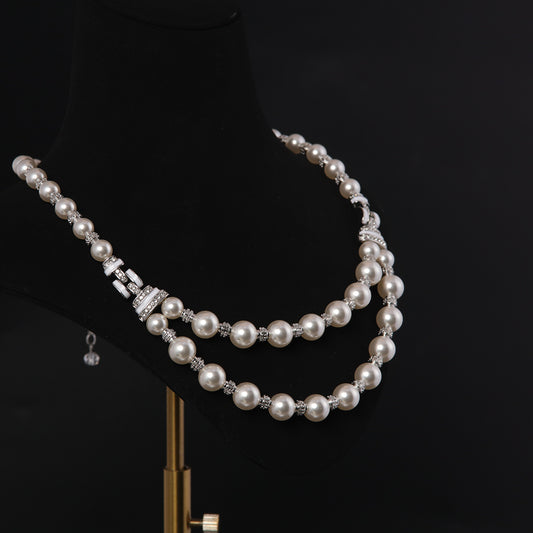 Modern Grace Pearl Necklace