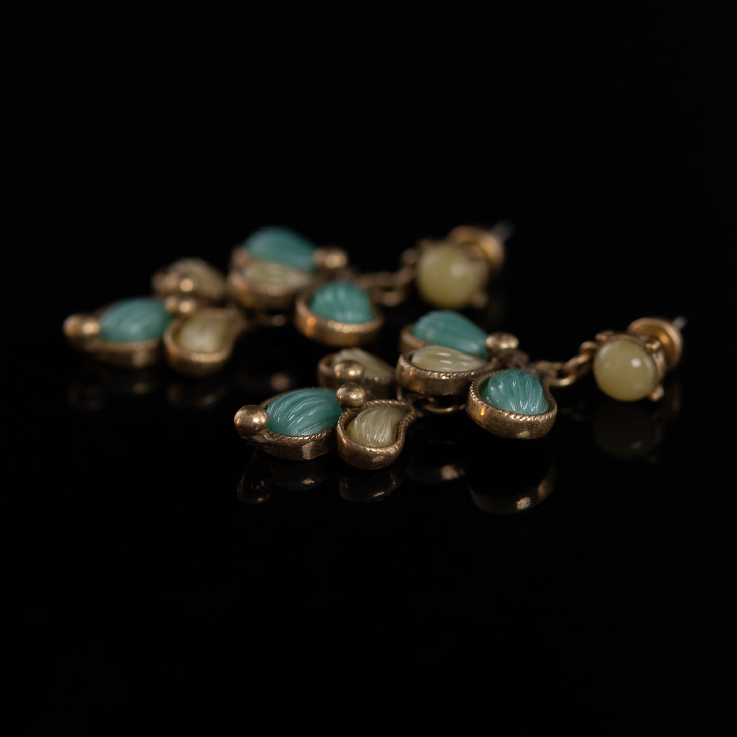 The Multicolor Petal Earrings