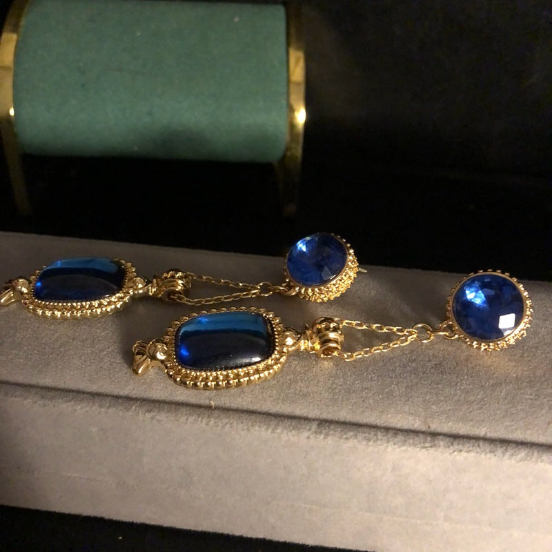 Midnight Blue Pendant Jewelry Set