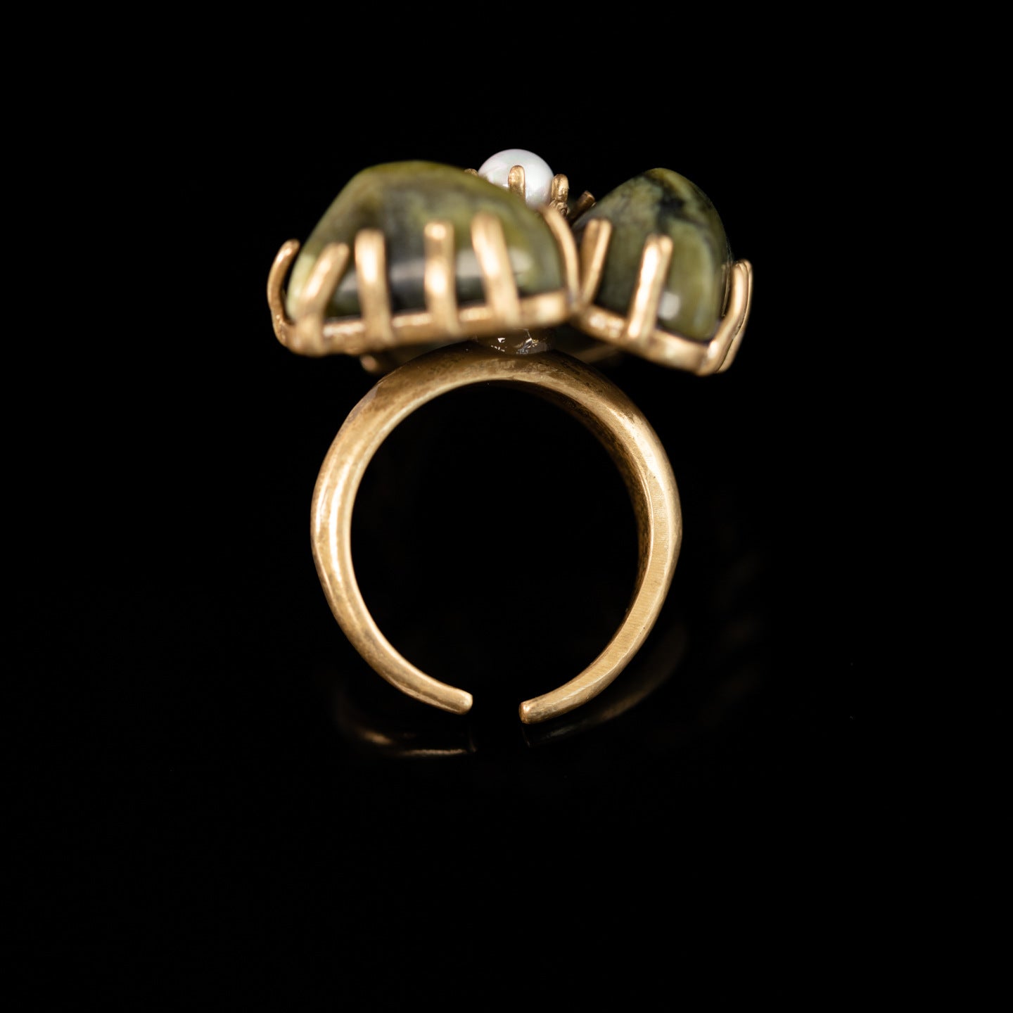 The Moss Gem Ring