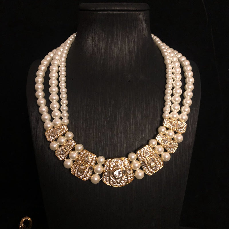 Whispers of Victoria — Vintage Pearl & Crystal Set
