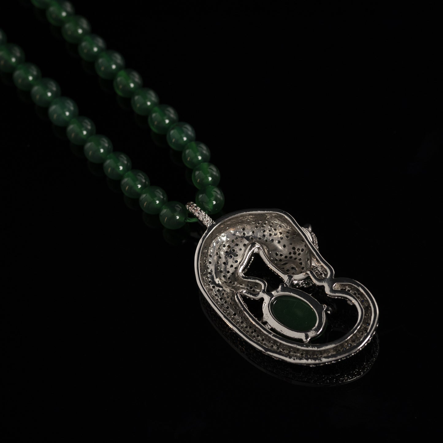 Emerald Panther Necklace
