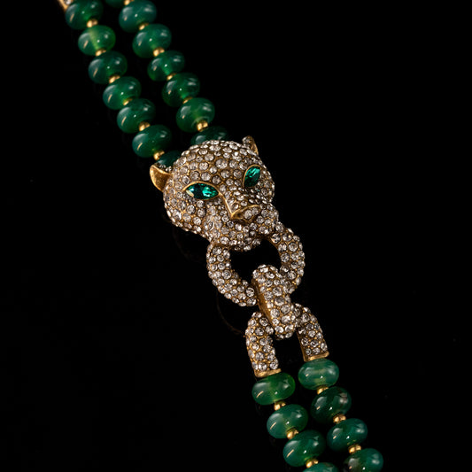 Emerald Panther Bracelet