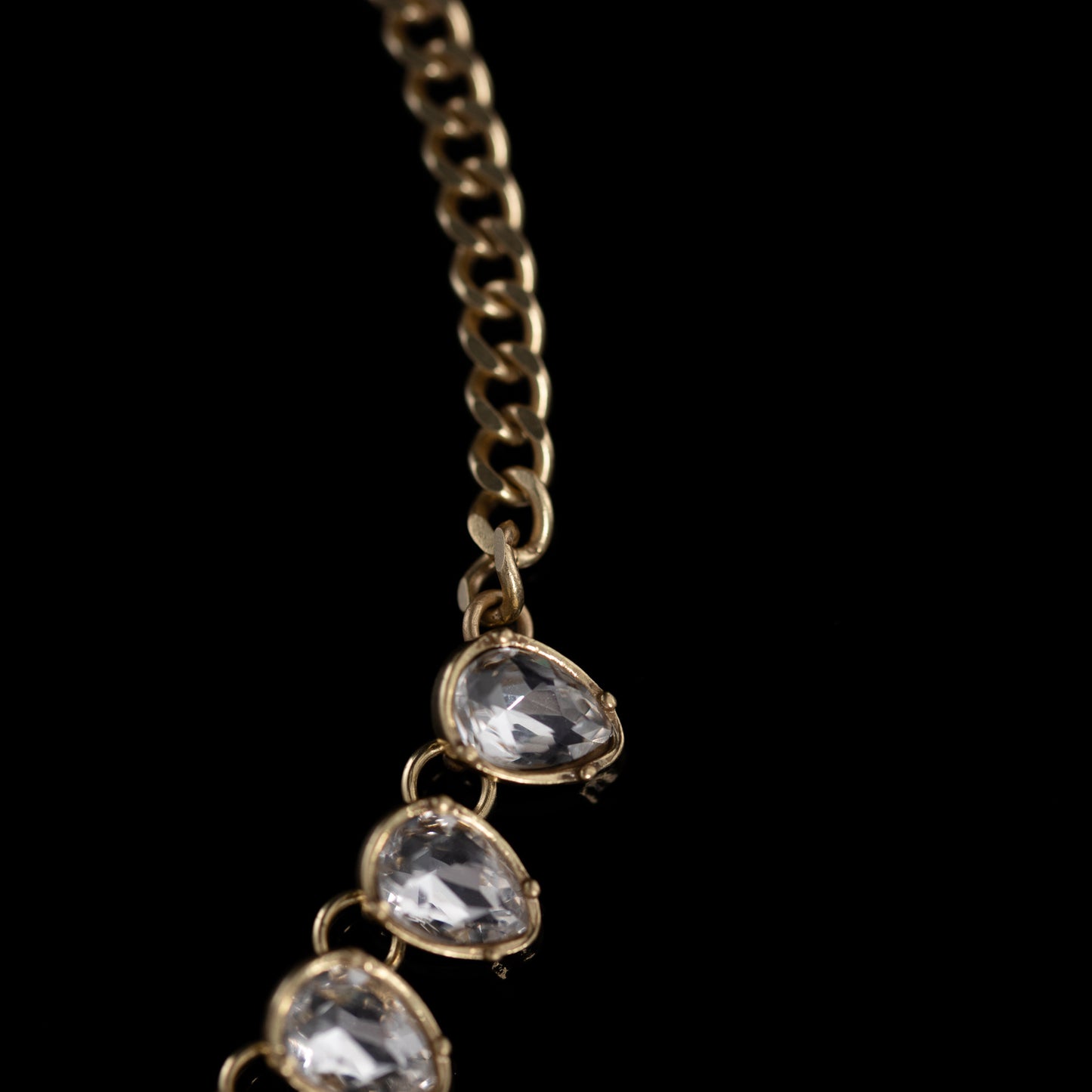 Emerald Teardrop Statement Necklace