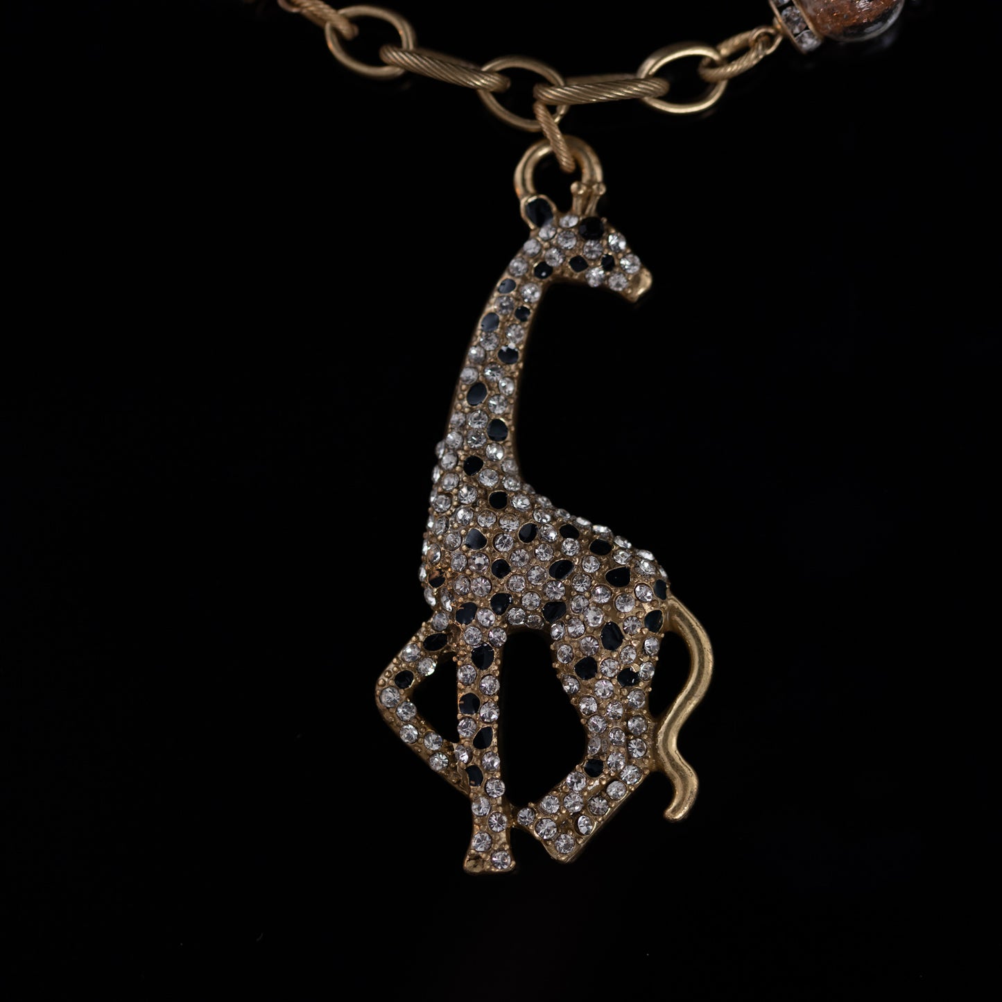 Savannah Charm Giraffe Necklace