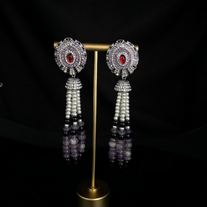 Imperial Twilight Tassel Necklace