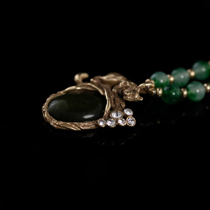 Jade Panther Necklace