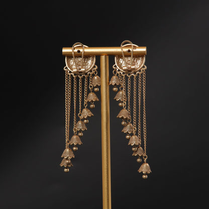 The Disc Tassel Earrings
