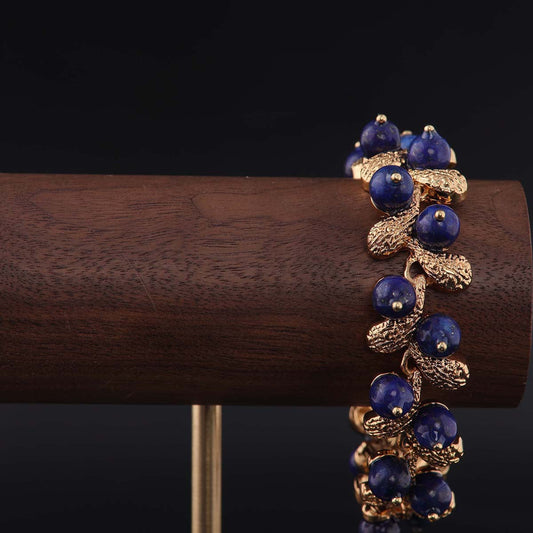 Lapis Lazuli Grape Bracelet