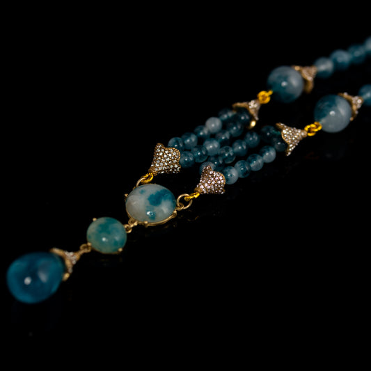 Azure Cascade Necklace
