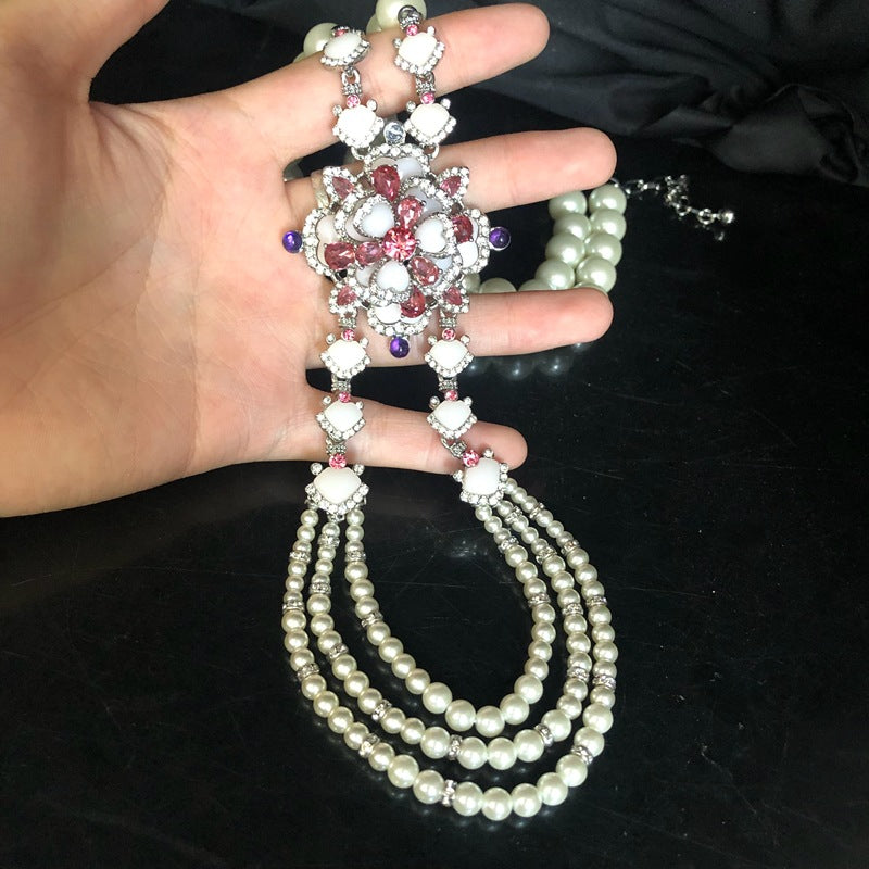Blossom Pearl & Pink Gem Set