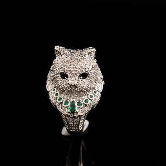 Vintage Feline Majesty Ring