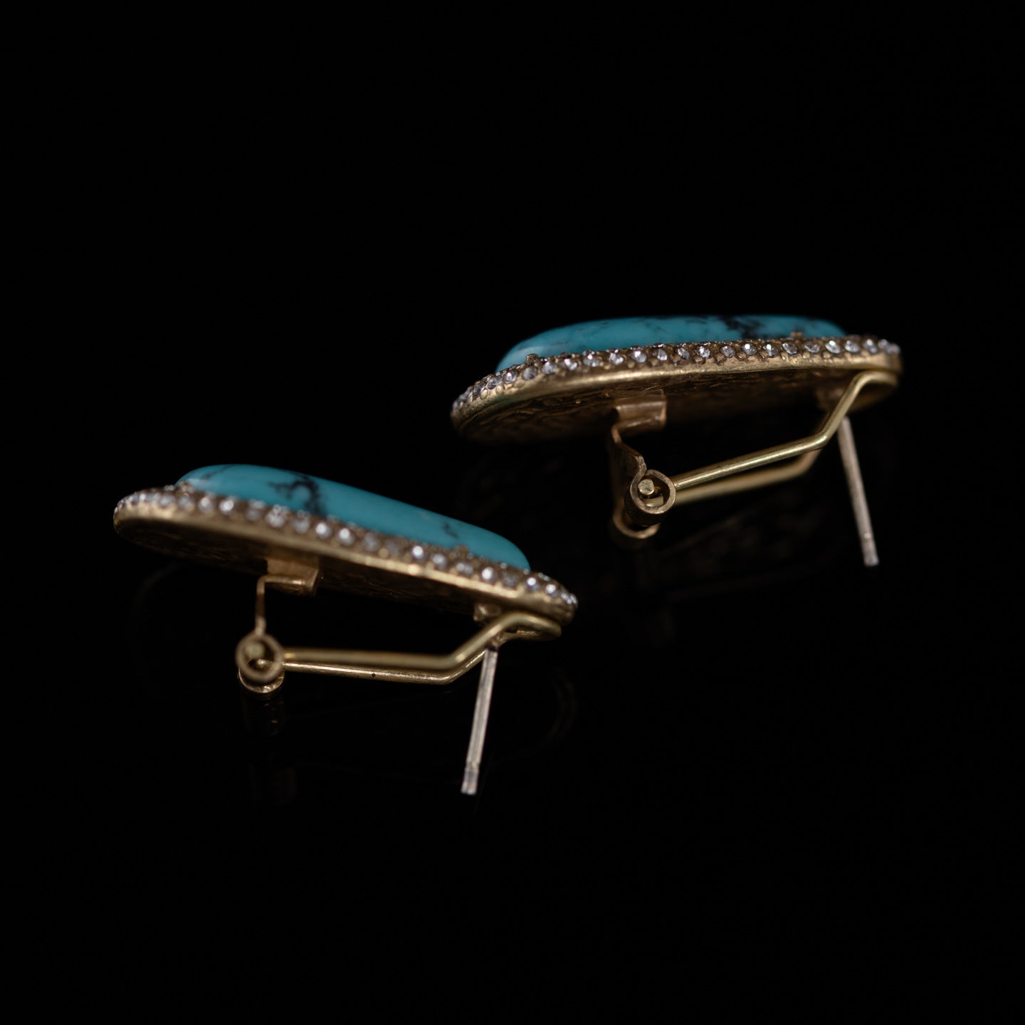 The Turquoise Tear Drop Earrings