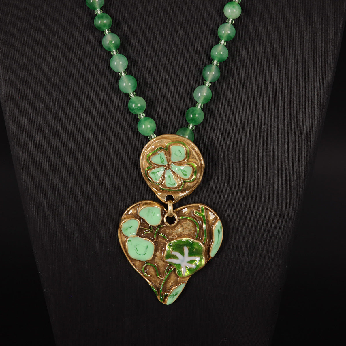 Verdant Heart Pendant Necklace