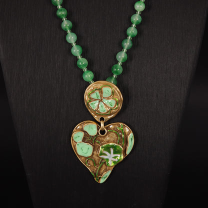 Verdant Heart Pendant Necklace