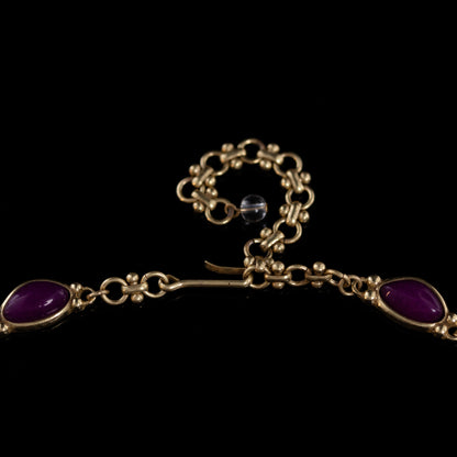 Violet Riviera Gemstone Necklace