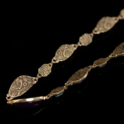 Violet Riviera Gemstone Necklace