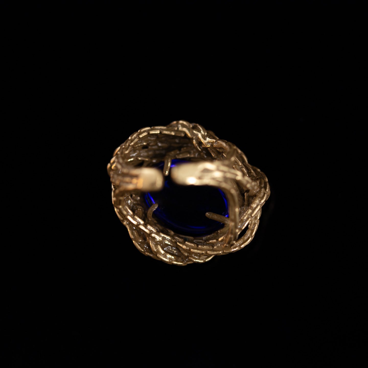 Vintage Sapphire Weave Ring
