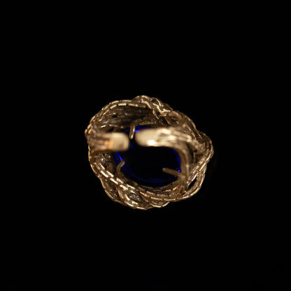 Vintage Sapphire Weave Ring