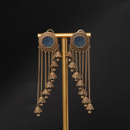 The Disc Tassel Earrings