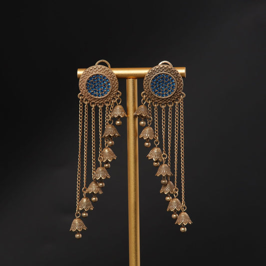 The Disc Tassel Earrings