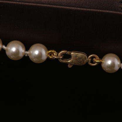 Royal Pearl Tassel Long Necklace