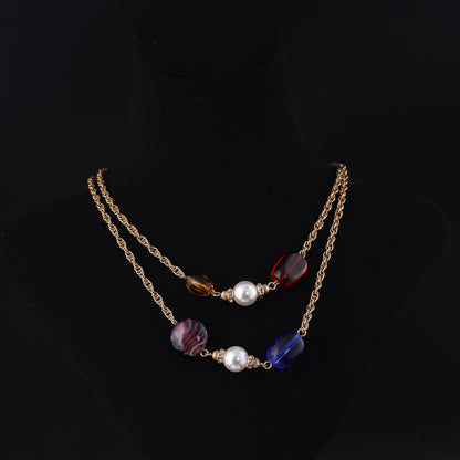 Aurora Bead Chain Necklace