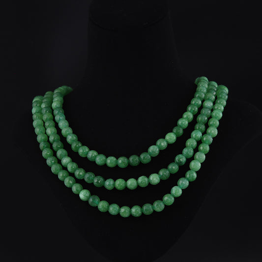 Elegant Green Gemstone Necklace