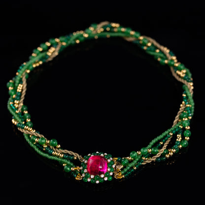 Emerald Garden Necklace
