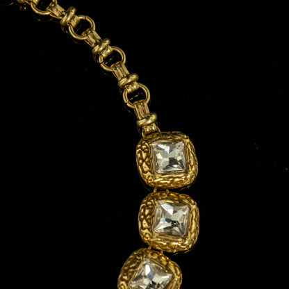 Golden Bloom Statement Necklace