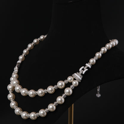 Modern Grace Pearl Necklace
