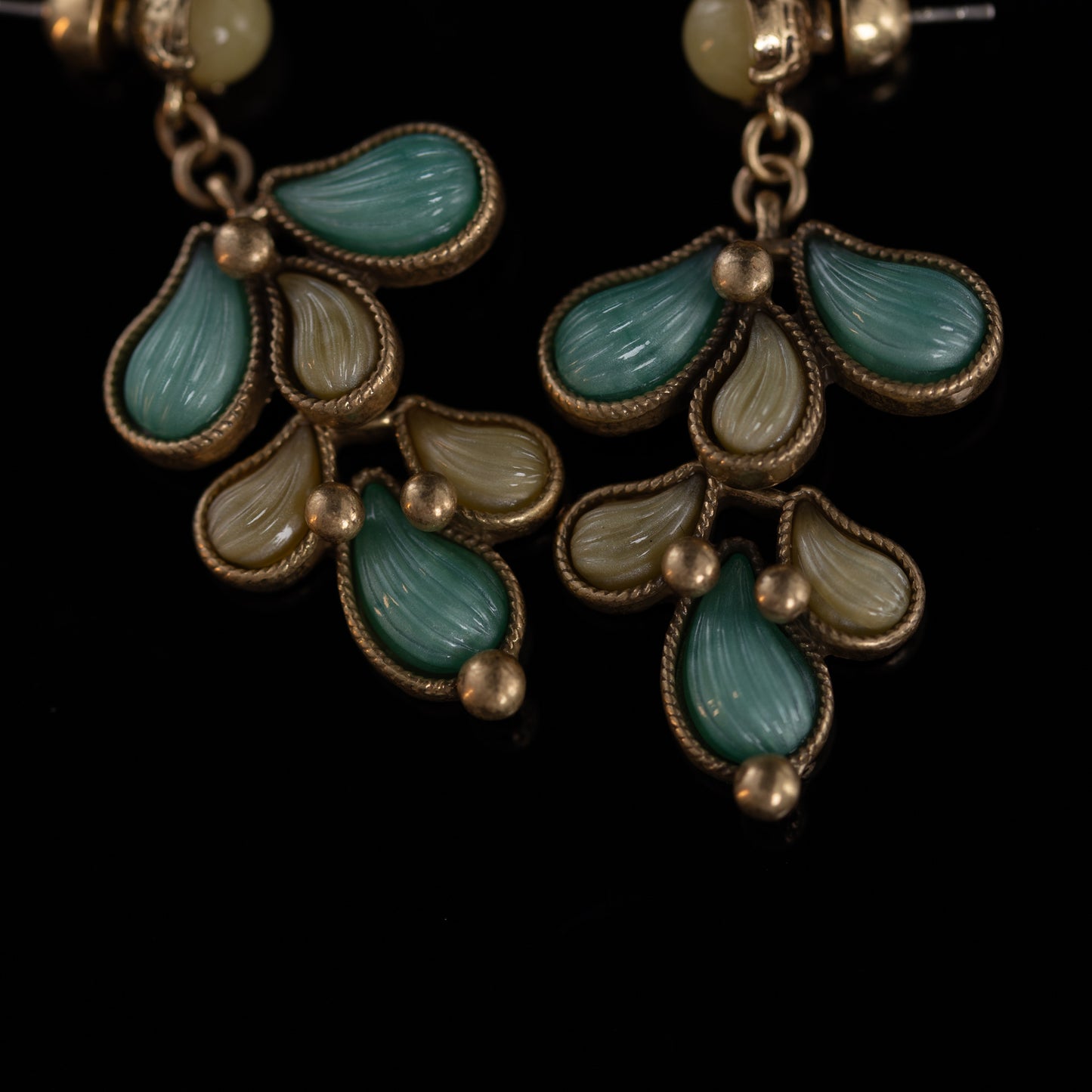The Multicolor Petal Earrings