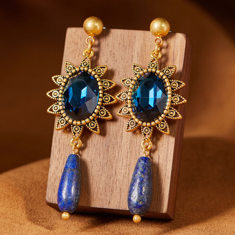 Sapphire Pendant Earrings