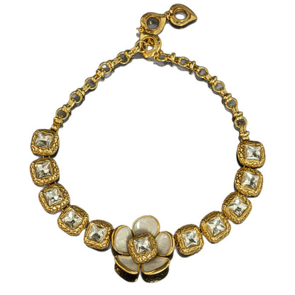 Golden Bloom Statement Necklace