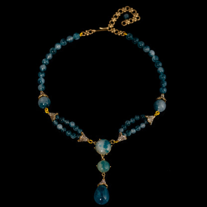 Azure Cascade Necklace