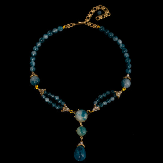 Azure Cascade Necklace